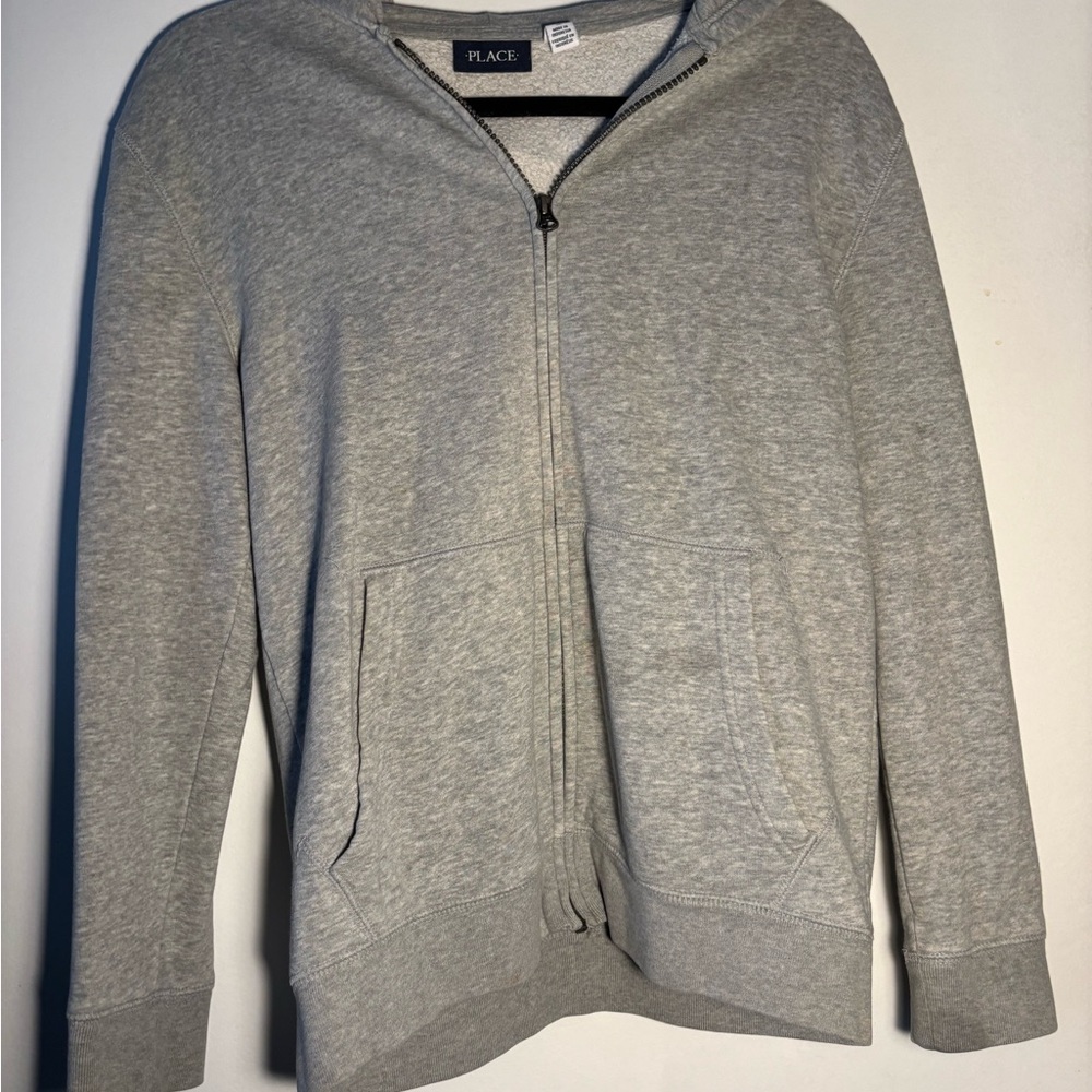 Grey Zip Up Hoodie